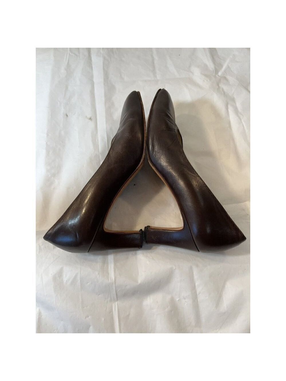 Bally Marggiore Leather pump brown Womens Size 5 - Picture 3 of 16